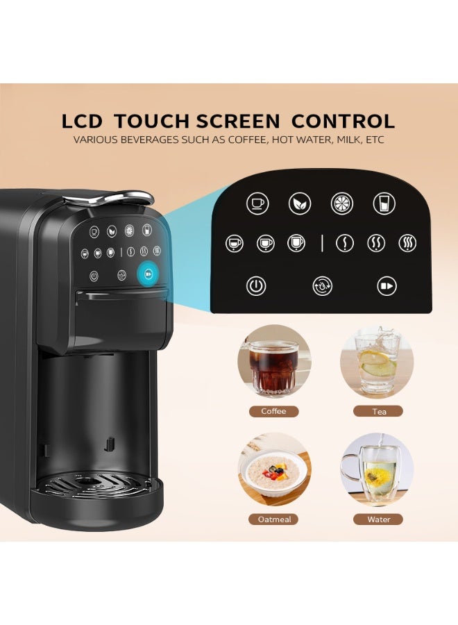 سوكاني ماكينة تحضير قهوة إسبريسو 3 في 1 متعددة الكبسولات 700 ml 1400 W أسود - Image 5